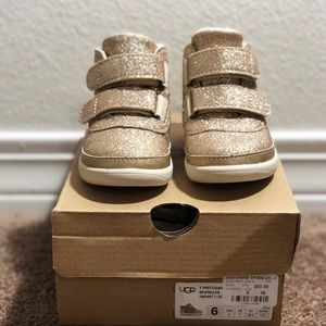 Gold Toddler UGG Sneakers